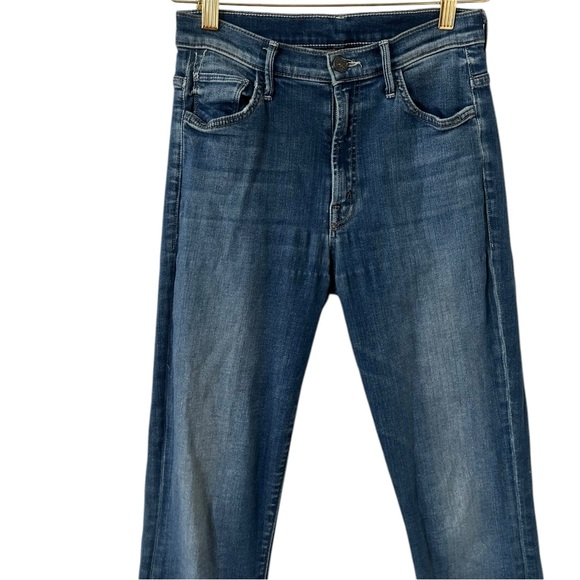 MOTHER Insider Not Rough Enough Crop Frayed Jeans - Picture 6 of 7